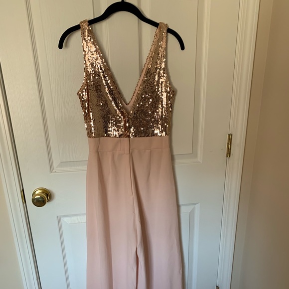 new look glitter jumpsuit